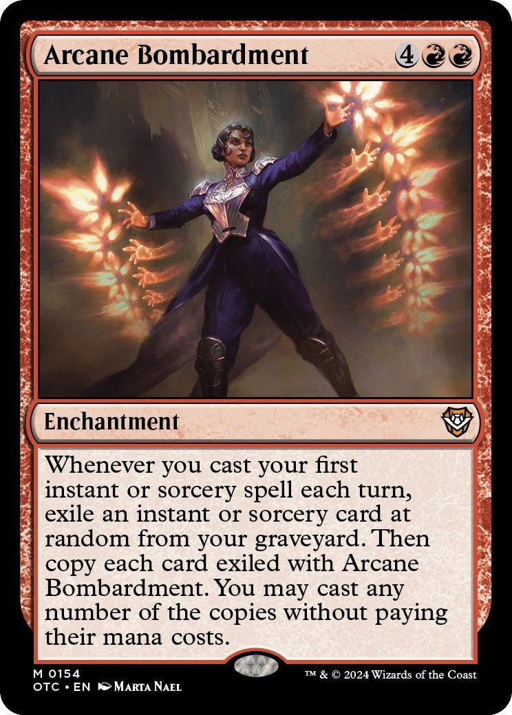 Arcane Bombardment (154) [Commander: Outlaws of Thunder Junction]