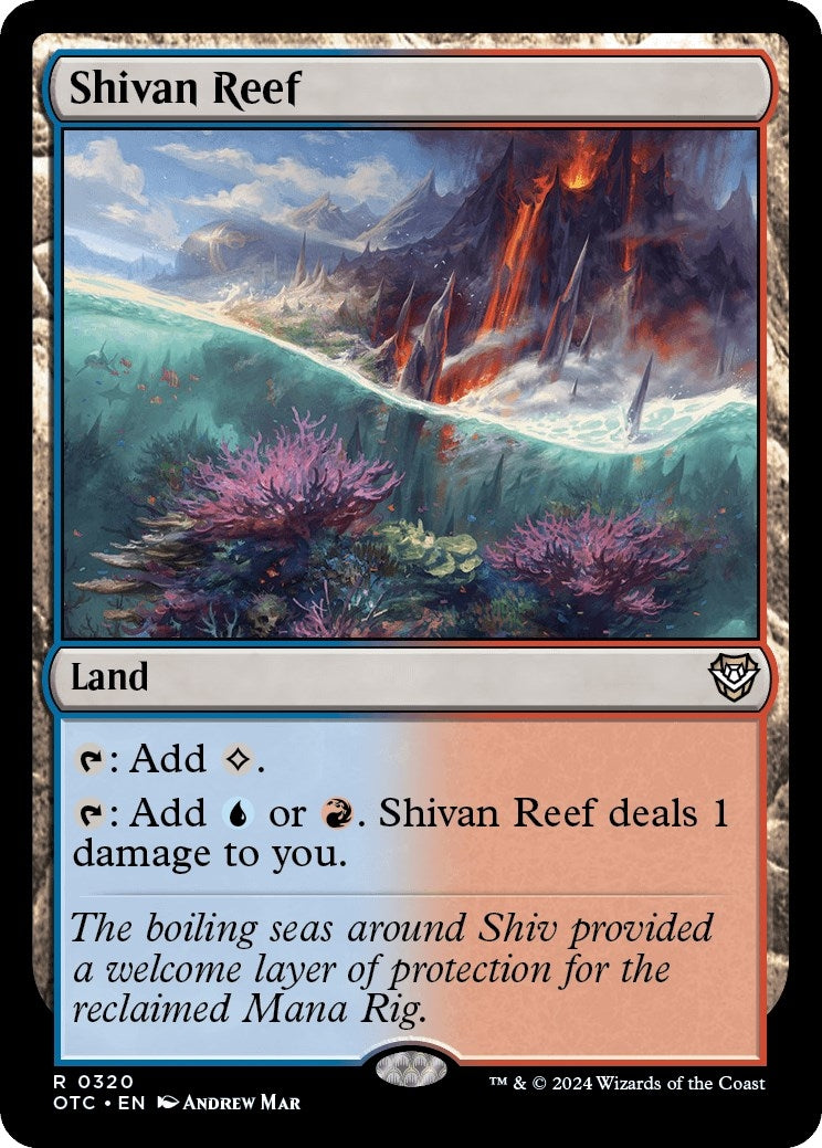 Image for Shivan Reef (320) [Outlaws of Thunder Junction] - Magic: The Gathering