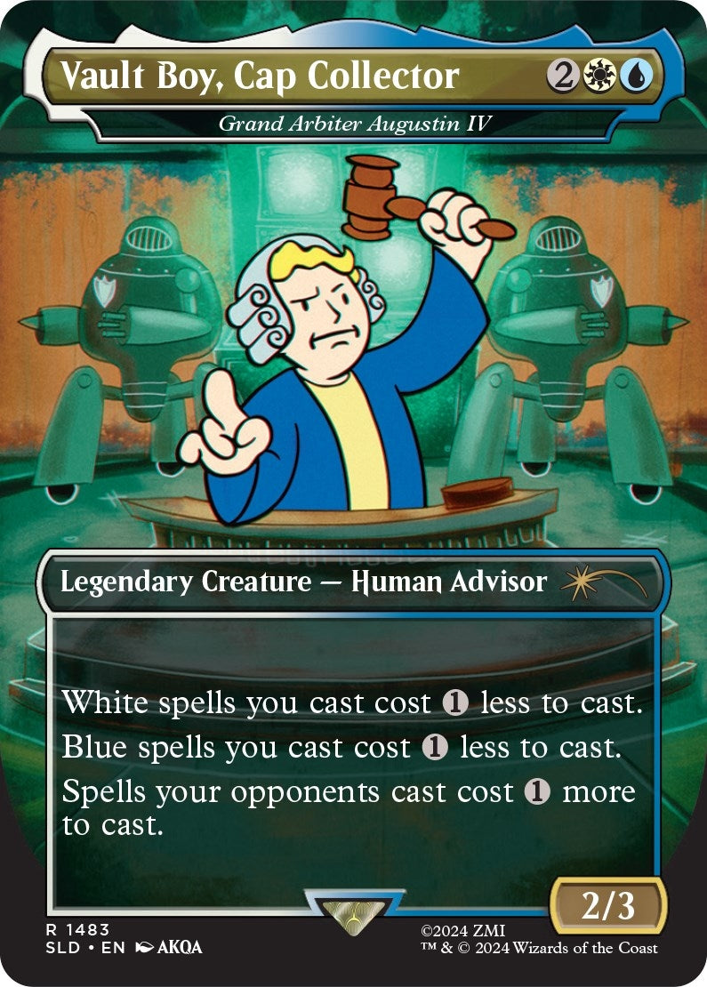 Image for Vault Boy, Cap Collector - Grand Arbiter Augustin IV (1483) [Secret Lair Drop Series] - Magic: The Gathering