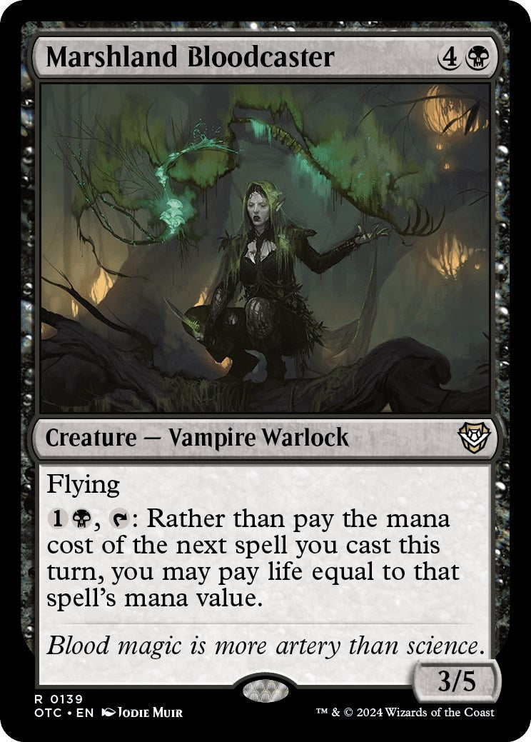 Image for Marshland Bloodcaster (139) [Outlaws of Thunder Junction] - Magic: The Gathering
