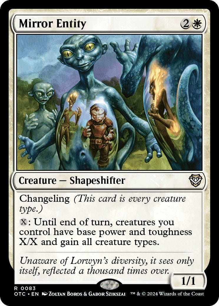 Image for Mirror Entity (83) [Outlaws of Thunder Junction] - Magic: The Gathering