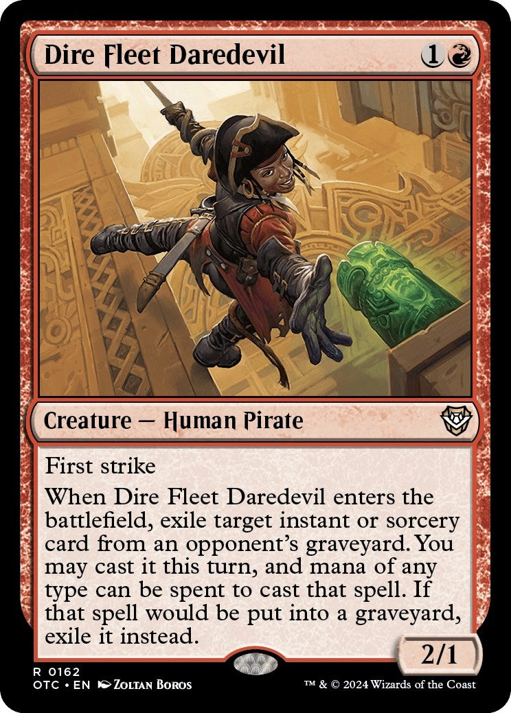 Image for Dire Fleet Daredevil (162) [Outlaws of Thunder Junction] - Magic: The Gathering