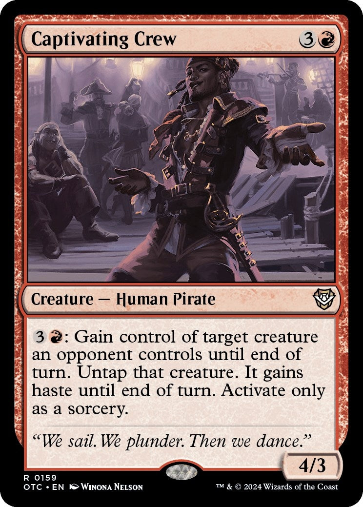 Image for Captivating Crew (159) [Outlaws of Thunder Junction] - Magic: The Gathering