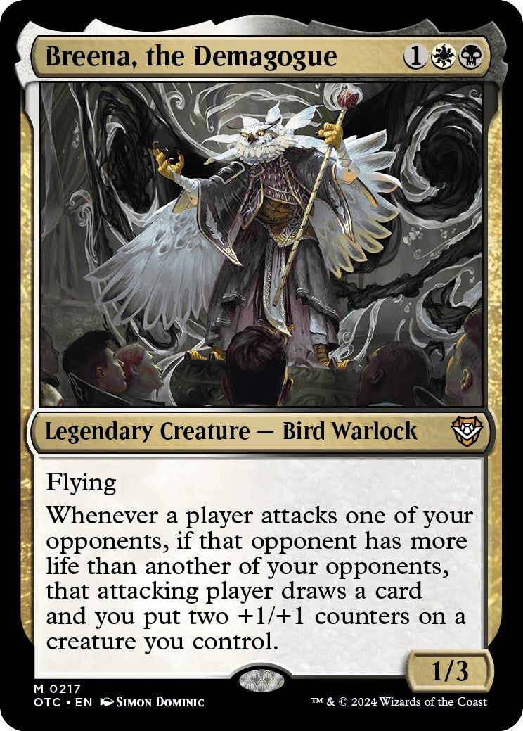 Image for Breena, the Demagogue (217) [Outlaws of Thunder Junction] - Magic: The Gathering