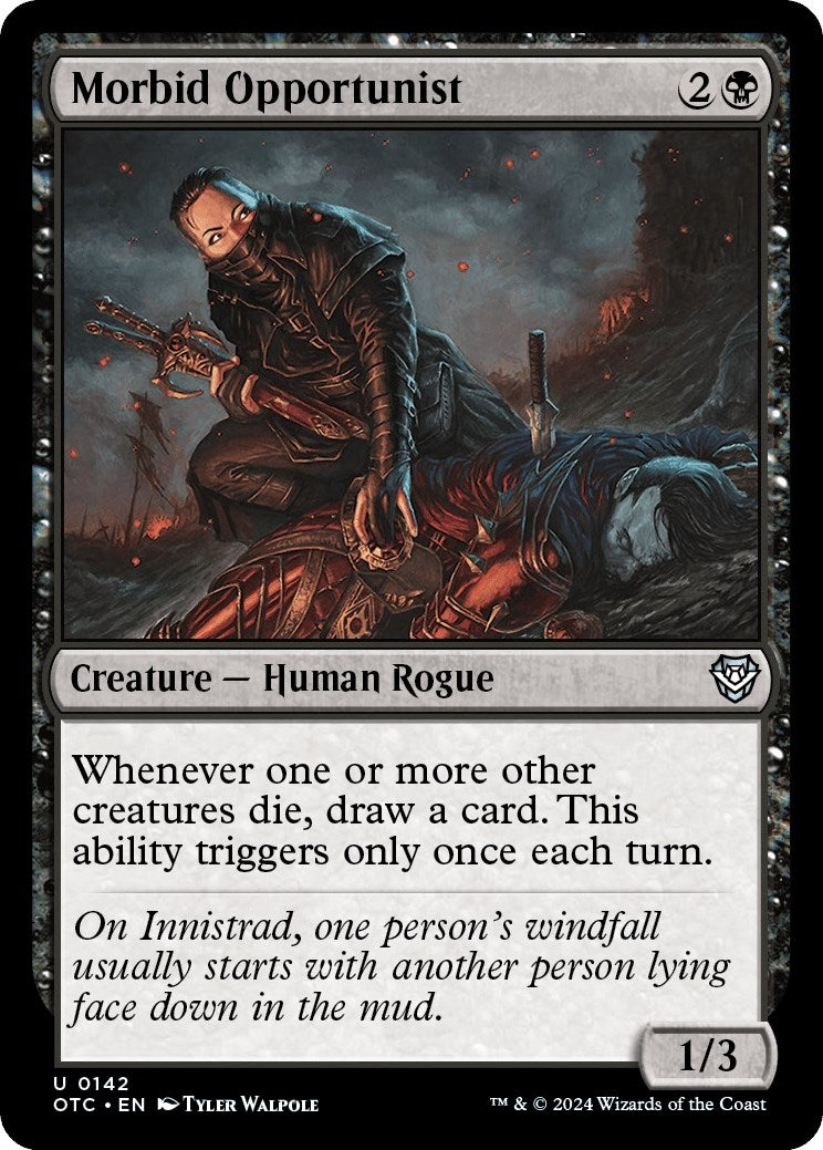 Image for Morbid Opportunist (142) [Outlaws of Thunder Junction] - Magic: The Gathering