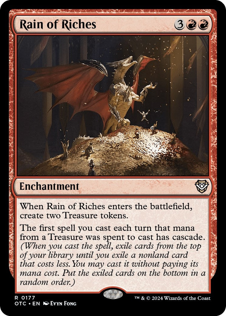 Image for Rain of Riches (177) [Outlaws of Thunder Junction] - Magic: The Gathering