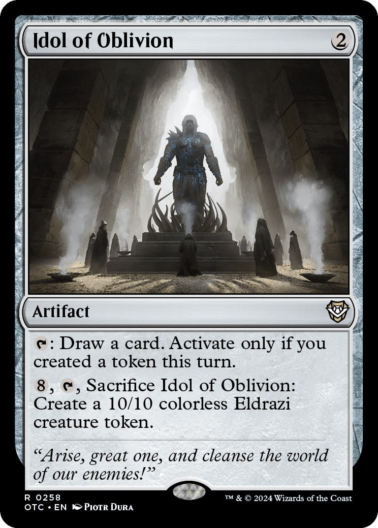 Image for Idol of Oblivion (258) [Outlaws of Thunder Junction] - Magic: The Gathering