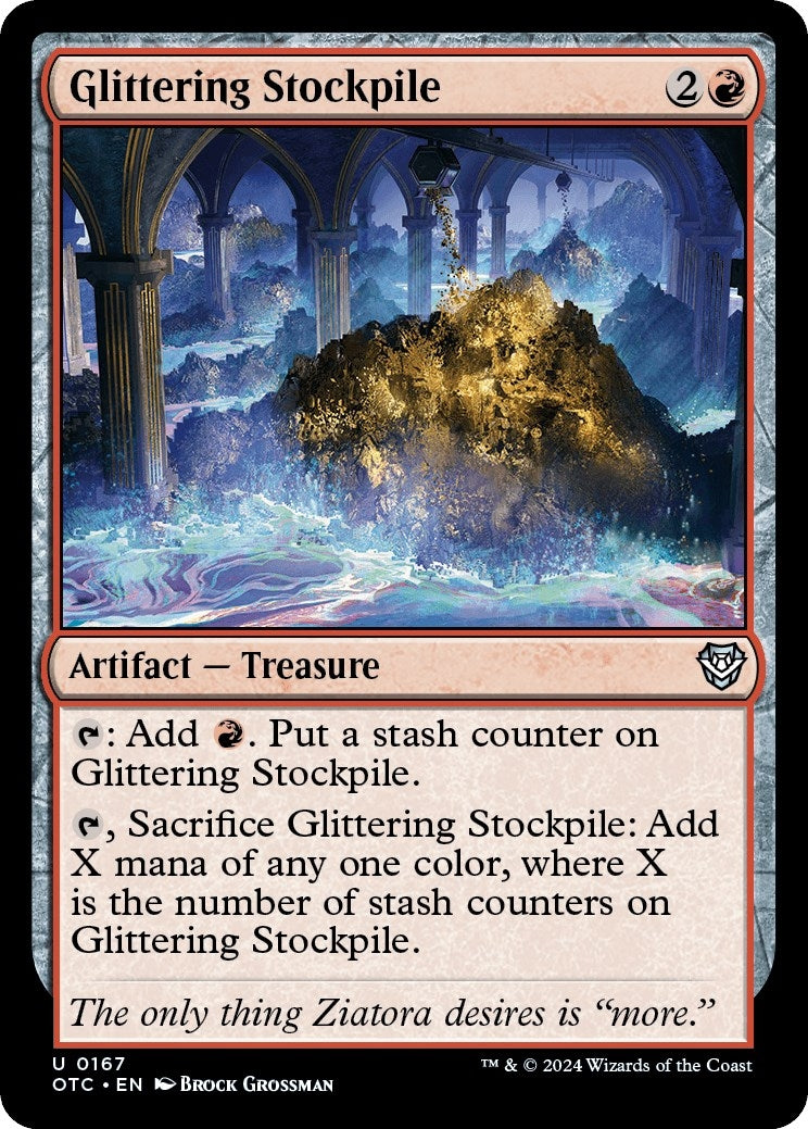 Image for Glittering Stockpile (167) [Outlaws of Thunder Junction] - Magic: The Gathering