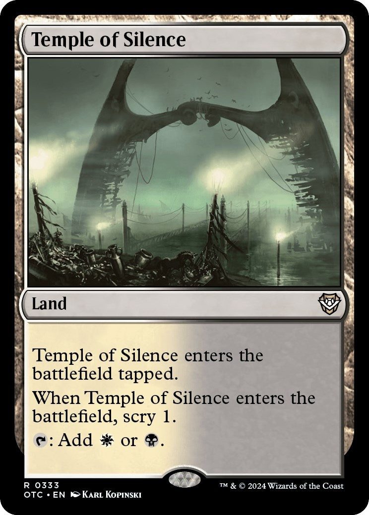 Image for Temple of Silence (333) [Outlaws of Thunder Junction] - Magic: The Gathering