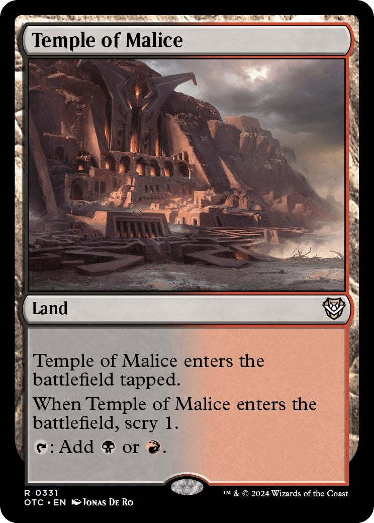 Image for Temple of Malice (331) [Outlaws of Thunder Junction] - Magic: The Gathering