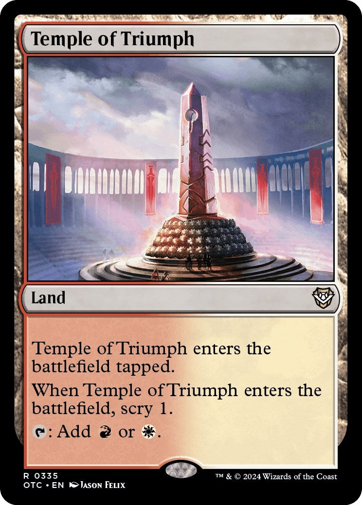 Image for Temple of Triumph (335) [Outlaws of Thunder Junction] - Magic: The Gathering