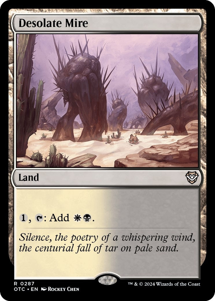 Image for Desolate Mire (287) [Outlaws of Thunder Junction] - Magic: The Gathering