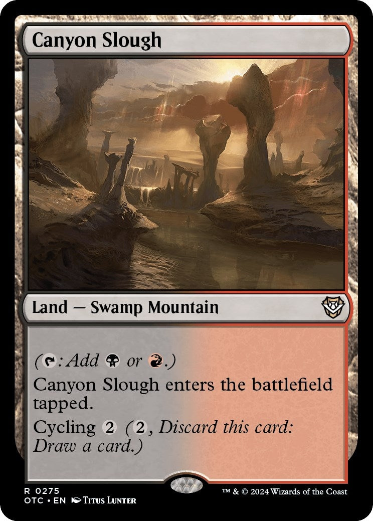 Image for Canyon Slough (275) [Outlaws of Thunder Junction] - Magic: The Gathering