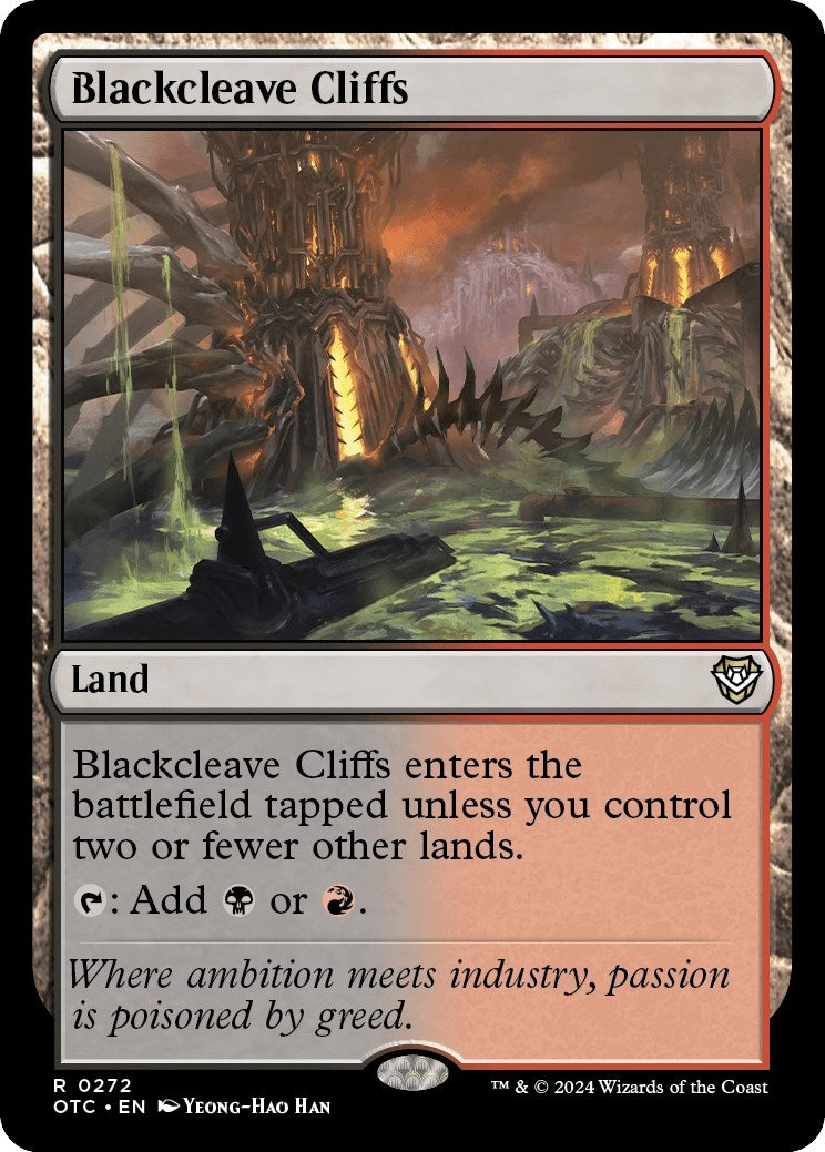 Image for Blackcleave Cliffs (272) [Outlaws of Thunder Junction] - Magic: The Gathering