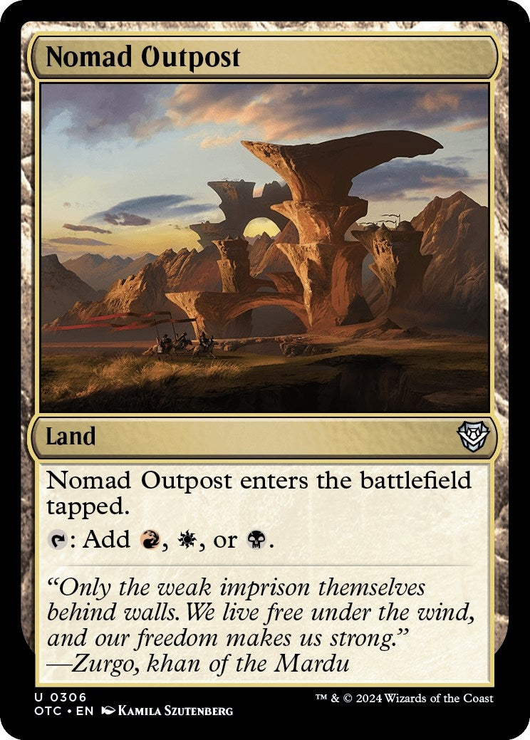 Image for Nomad Outpost (306) [Outlaws of Thunder Junction] - Magic: The Gathering
