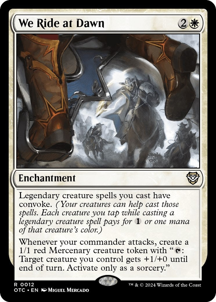 Image for We Ride at Dawn (12) [Outlaws of Thunder Junction] - Magic: The Gathering