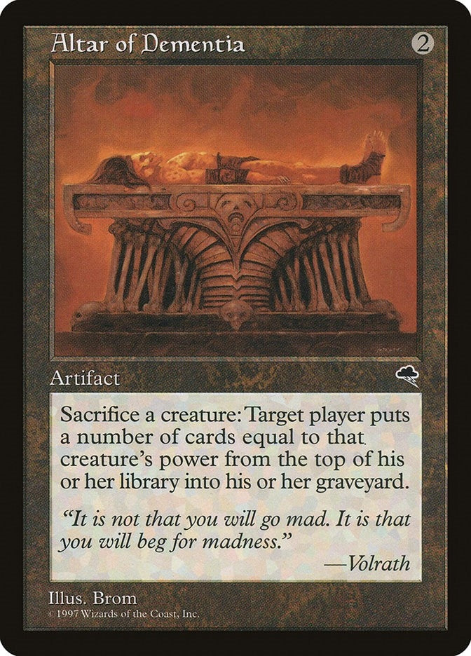 Image for Altar of Dementia (276) [Tempest] - Magic: The Gathering