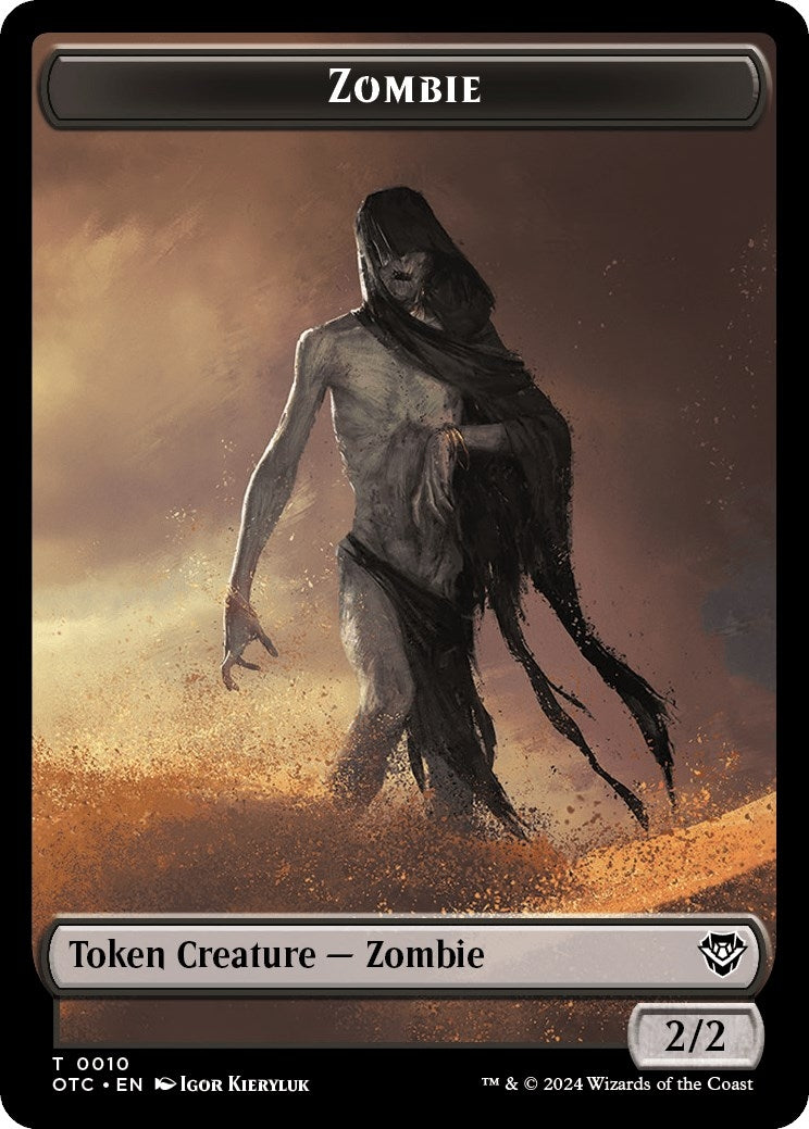 Image for Zombie // Ox Double-Sided Token (10 // 3) [Outlaws of Thunder Junction] - Magic: The Gathering