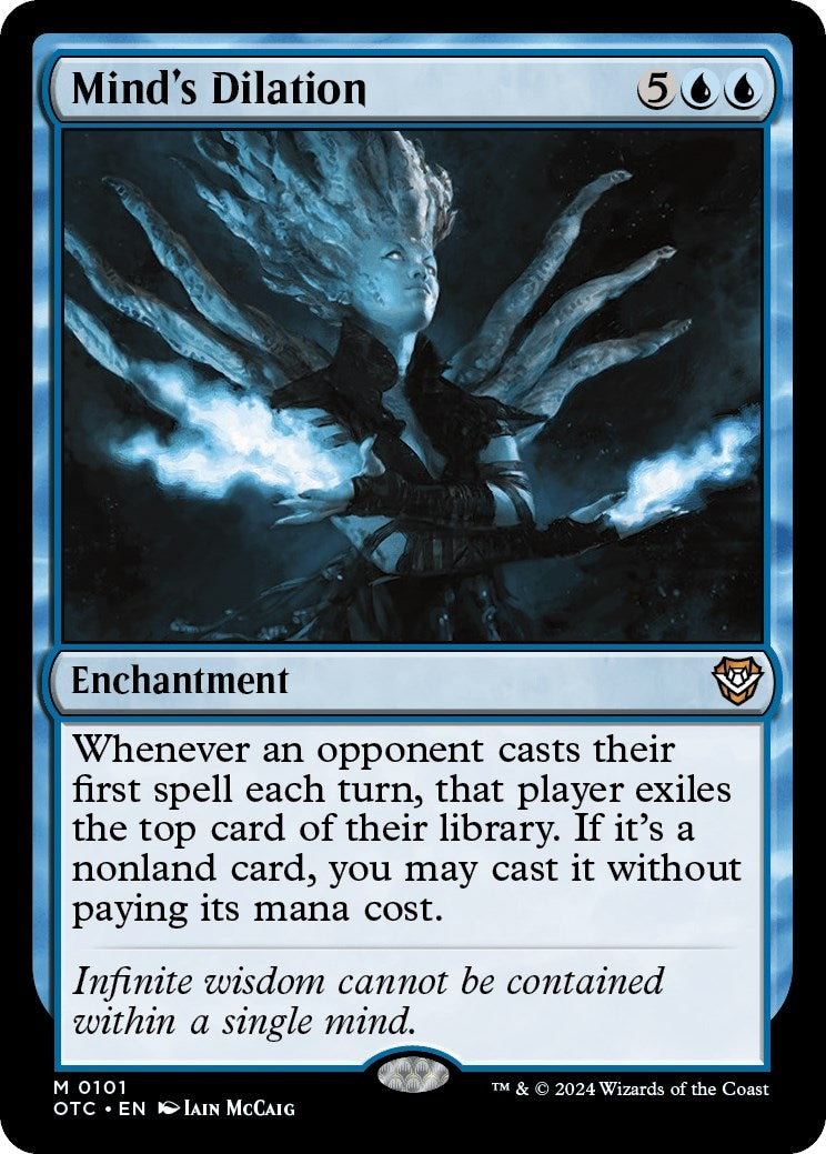 Image for Mind's Dilation (101) [Outlaws of Thunder Junction] - Magic: The Gathering