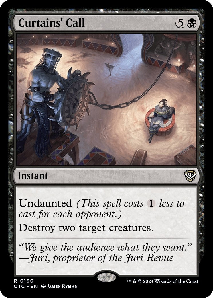 Image for Curtains' Call (130) [Outlaws of Thunder Junction] - Magic: The Gathering