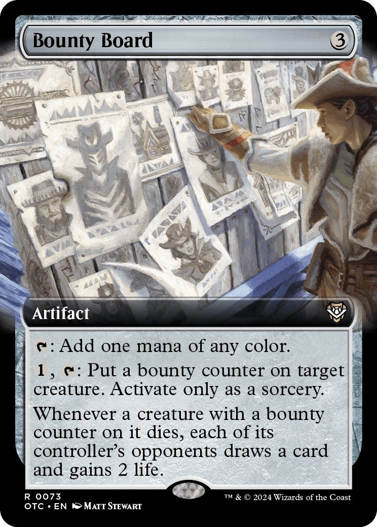 Image for Bounty Board (Extended Art) (73) [Outlaws of Thunder Junction] - Magic: The Gathering