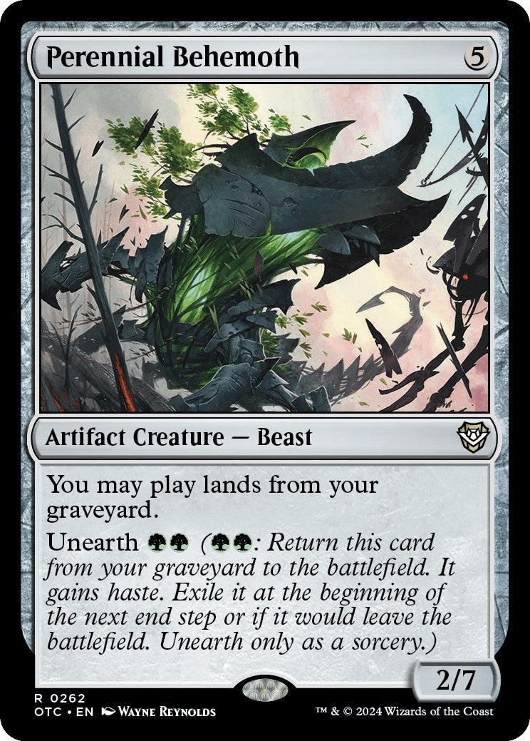 Image for Perennial Behemoth (262) [Outlaws of Thunder Junction] - Magic: The Gathering