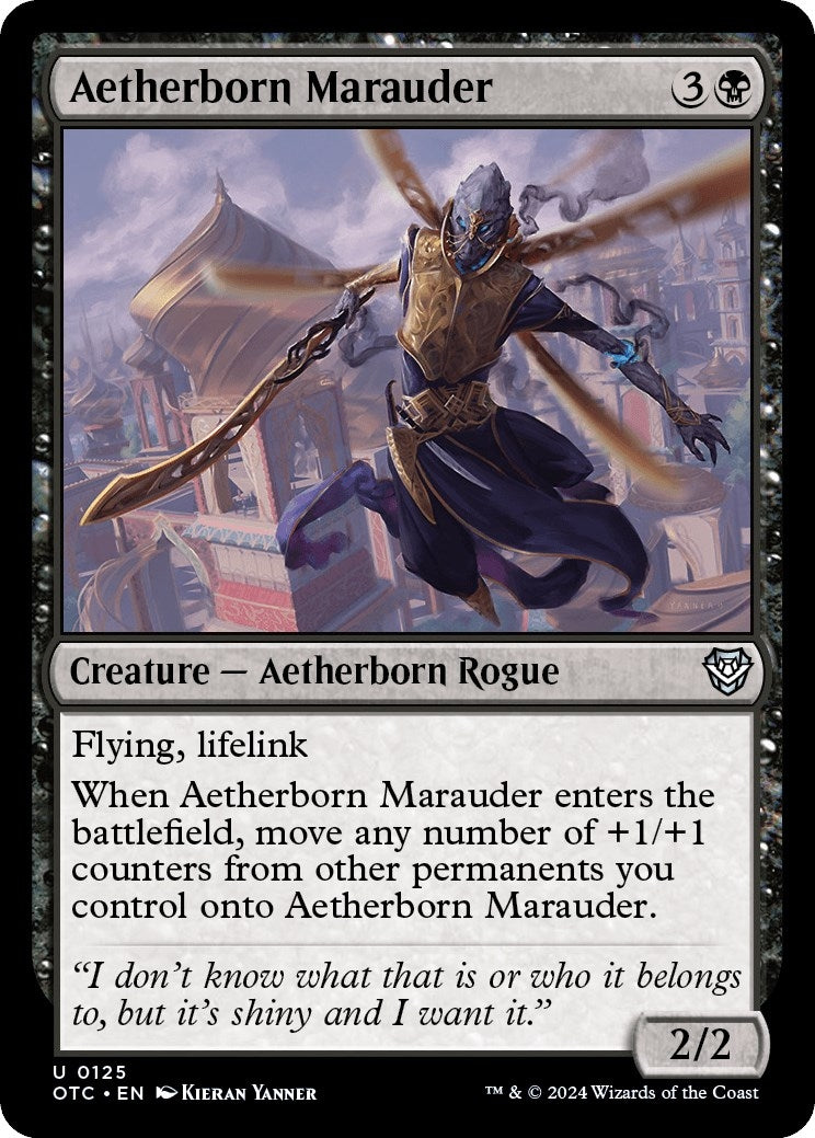 Image for Aetherborn Marauder (125) [Outlaws of Thunder Junction] - Magic: The Gathering
