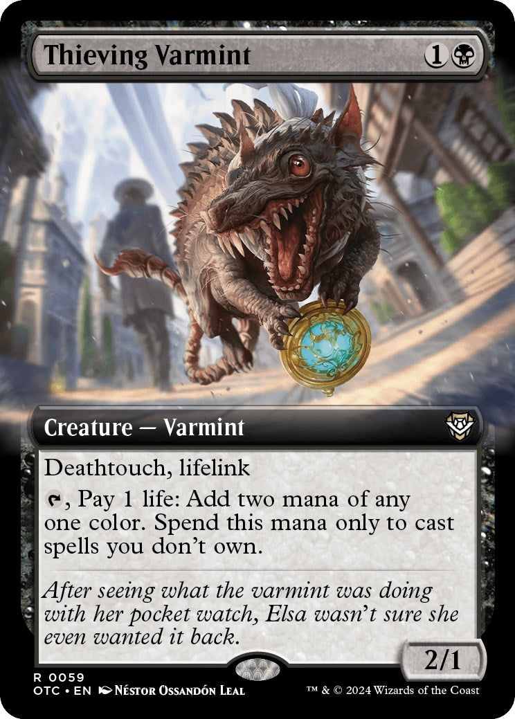 Image for Thieving Varmint (Extended Art) (59) [Outlaws of Thunder Junction] - Magic: The Gathering