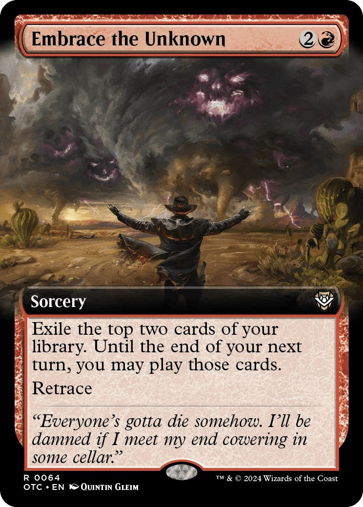 Image for Embrace the Unknown (Extended Art) (64) [Outlaws of Thunder Junction] - Magic: The Gathering