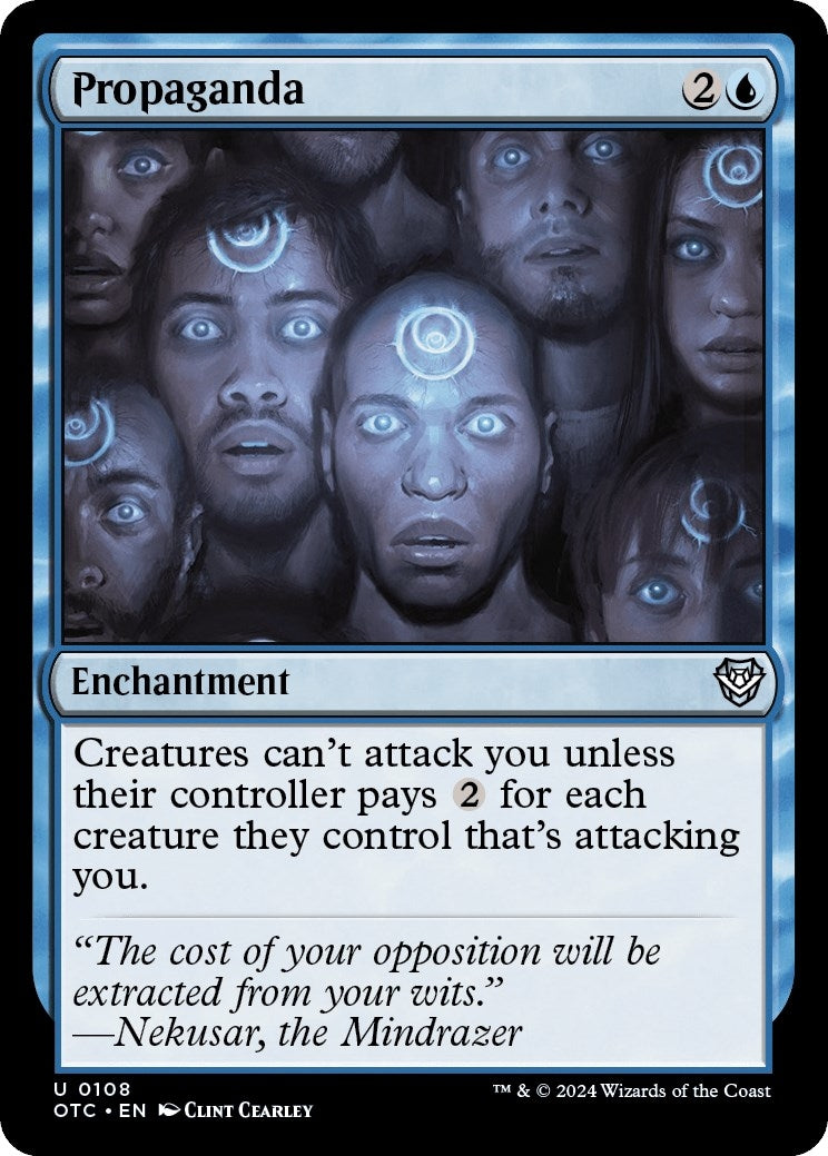 Image for Propaganda (108) [Outlaws of Thunder Junction] - Magic: The Gathering