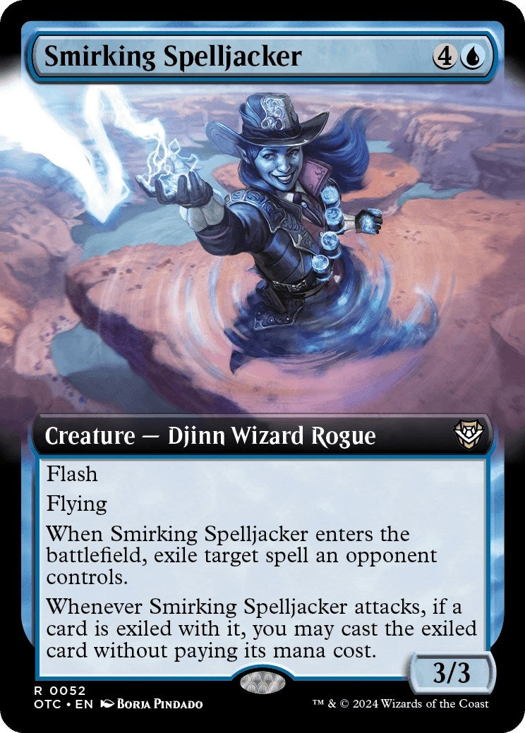 Image for Smirking Spelljacker (Extended Art) (52) [Outlaws of Thunder Junction] - Magic: The Gathering