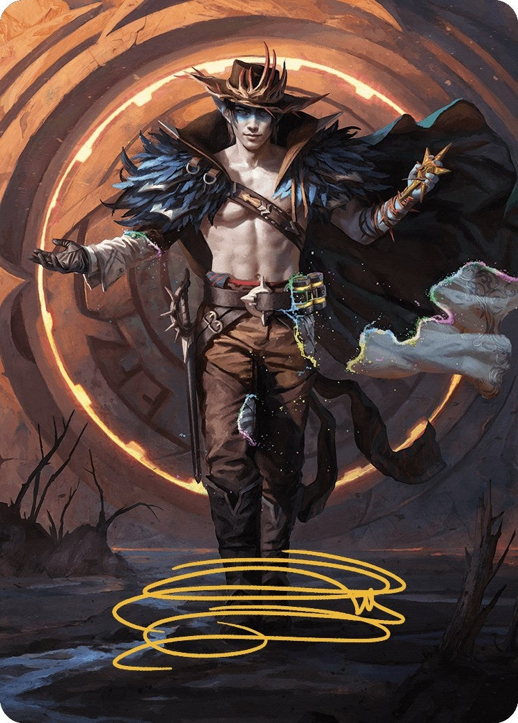 Image for Oko, the Ringleader Art Card (29/54) (Gold-Stamped Signature) (29) [Outlaws of Thunder Junction] - Magic: The Gathering