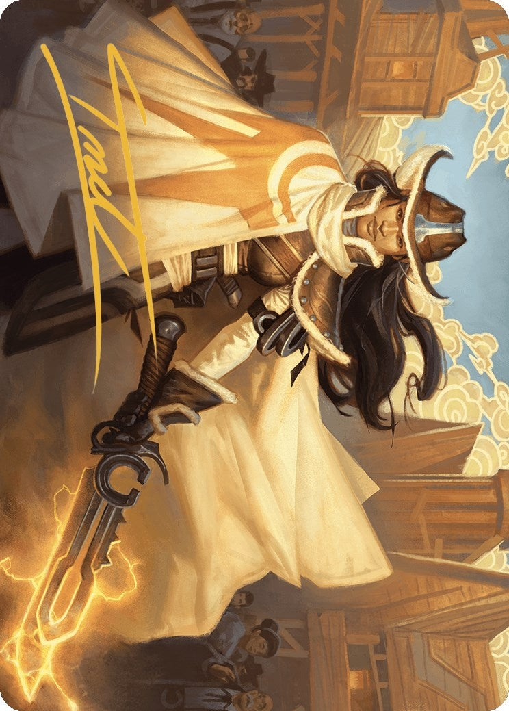 Image for Omenport Vigilante Art Card (Gold-Stamped Signature) (3) [Outlaws of Thunder Junction] - Magic: The Gathering