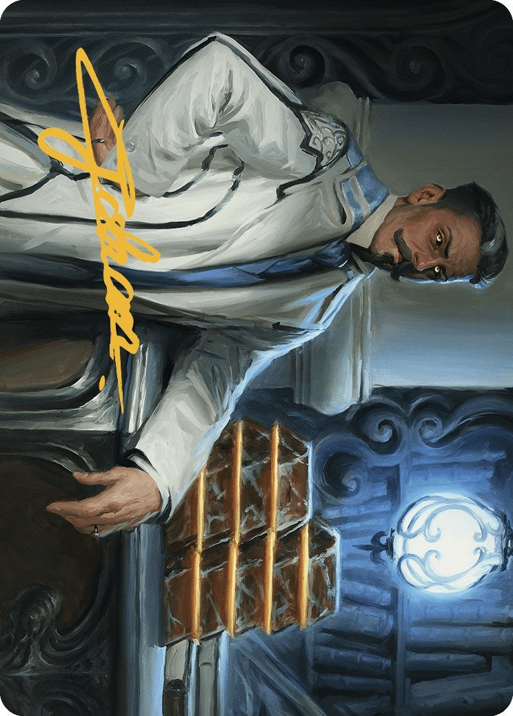 Image for Baron Bertram Graywater Art Card (Gold-Stamped Signature) (19) [Outlaws of Thunder Junction] - Magic: The Gathering