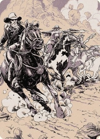 Image for Overwhelming Forces Art Card (40) [Outlaws of Thunder Junction] - Magic: The Gathering