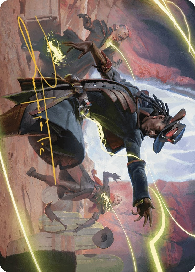 Image for Lilah, Undefeated Slickshot Art Card (Gold-Stamped Signature) (26) [Outlaws of Thunder Junction] - Magic: The Gathering