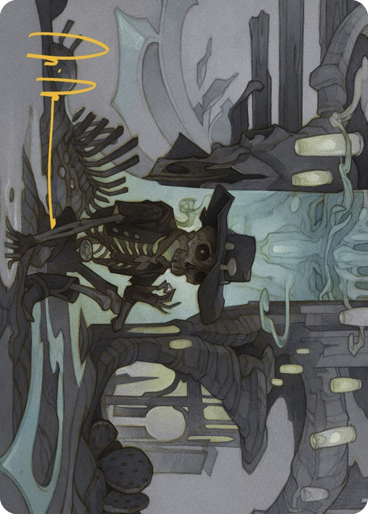 Image for Tinybones Joins Up Art Card (Gold-Stamped Signature) (9) [Outlaws of Thunder Junction] - Magic: The Gathering
