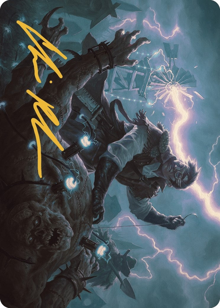Image for Geralf, the Fleshwright Art Card (Gold-Stamped Signature) (5) [Outlaws of Thunder Junction] - Magic: The Gathering