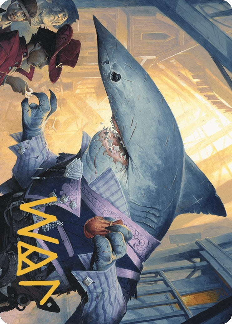 Image for Loan Shark Art Card (Gold-Stamped Signature) (6) [Outlaws of Thunder Junction] - Magic: The Gathering