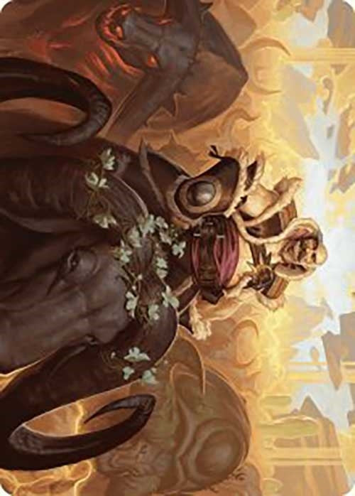 Image for Bruse Tarl, Roving Rancher Art Card (20) [Outlaws of Thunder Junction] - Magic: The Gathering