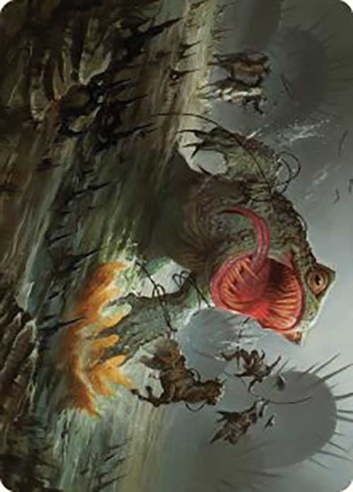 Image for The Gitrog, Ravenous Ride Art Card (22) [Outlaws of Thunder Junction] - Magic: The Gathering