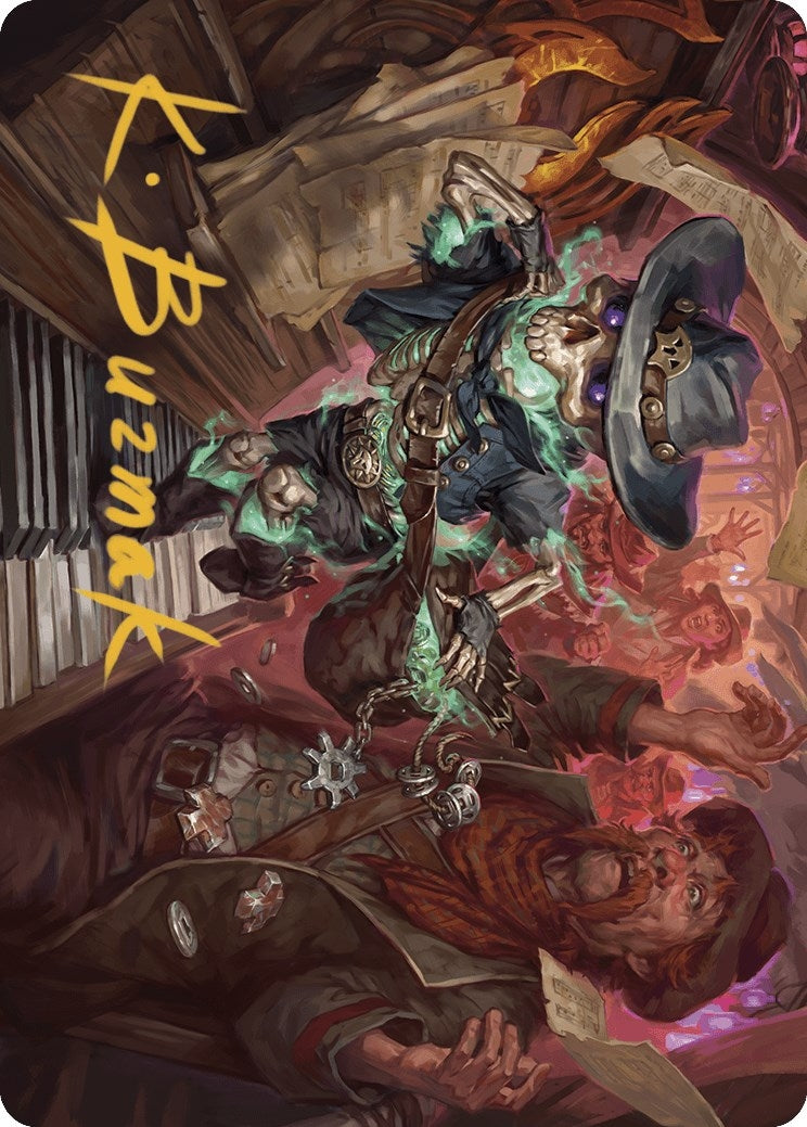 Image for Tinybones, the Pickpocket Art Card (Gold-Stamped Signature) (10) [Outlaws of Thunder Junction] - Magic: The Gathering
