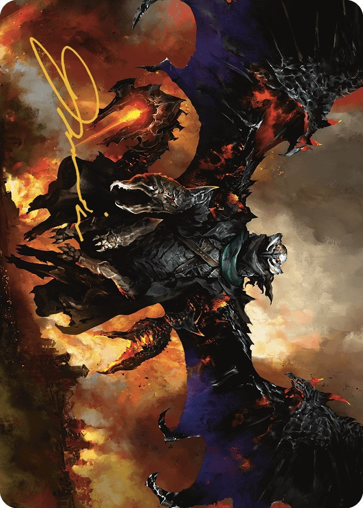 Image for Akul the Unrepentant Art Card (Gold-Stamped Signature) (16) [Outlaws of Thunder Junction] - Magic: The Gathering