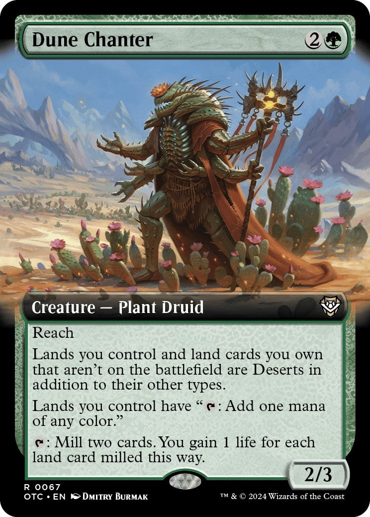 Image for Dune Chanter (Extended Art) (67) [Outlaws of Thunder Junction] - Magic: The Gathering