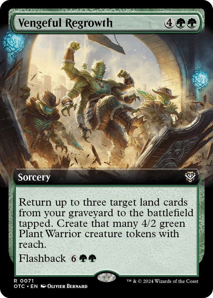 Image for Vengeful Regrowth (Extended Art) (71) [Outlaws of Thunder Junction] - Magic: The Gathering