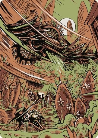 Image for Contagion Engine Art Card (50) [Outlaws of Thunder Junction] - Magic: The Gathering