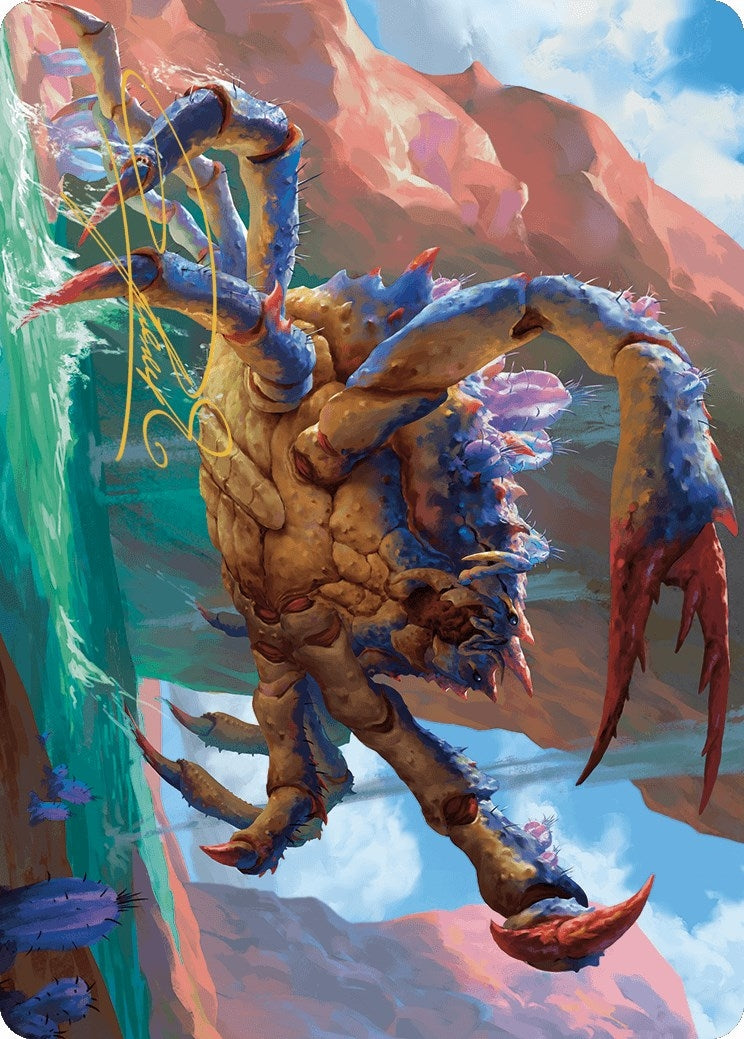Image for Canyon Crab Art Card (Gold-Stamped Signature) (4) [Outlaws of Thunder Junction] - Magic: The Gathering