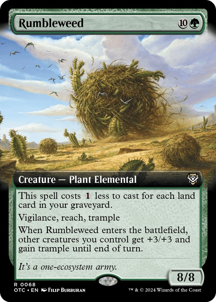 Image for Rumbleweed (Extended Art) (68) [Outlaws of Thunder Junction] - Magic: The Gathering