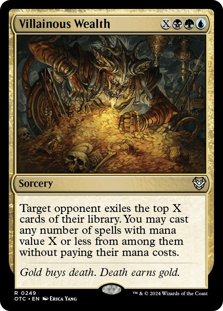 Image for Villainous Wealth (249) [Outlaws of Thunder Junction] - Magic: The Gathering