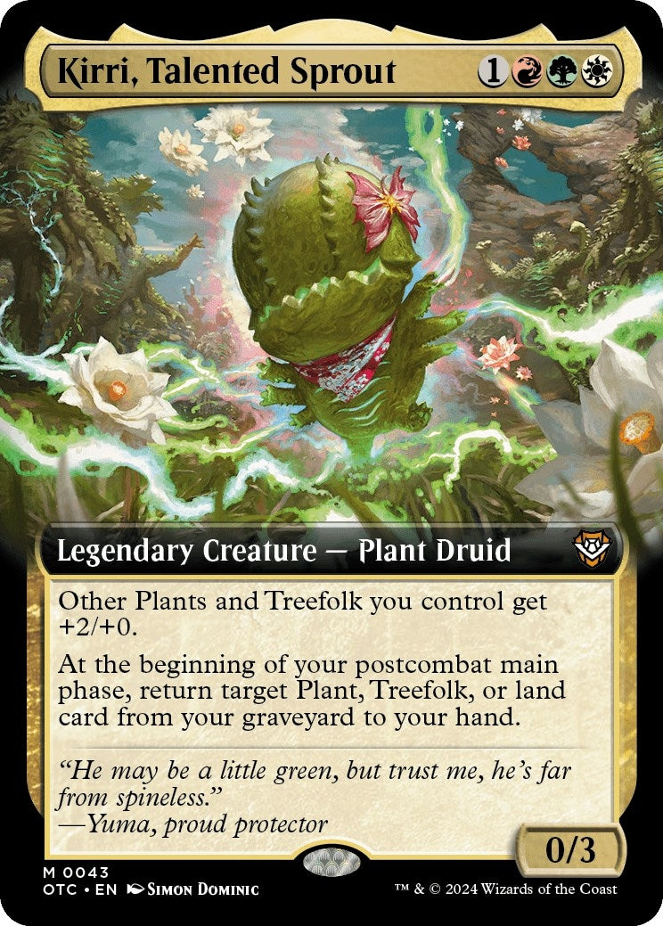 Image for Kirri, Talented Sprout (Extended Art) (43) [Outlaws of Thunder Junction] - Magic: The Gathering